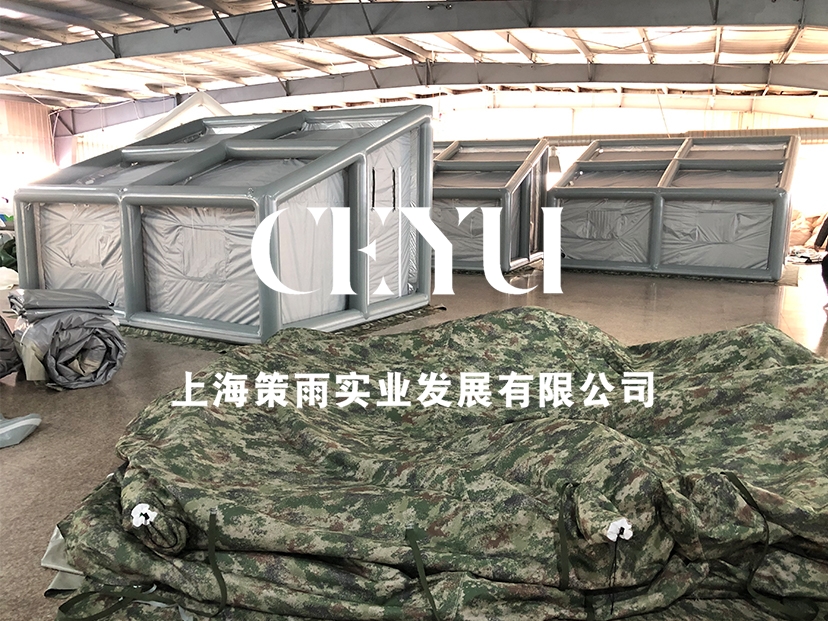 上海12㎡军用车边充气帐篷